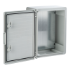Cutie distributie IP65 din ABS gri, usa mata, placa metalica, 250x350x150 mm - Image 2