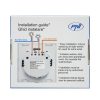 Intrerupator dublu cu touch PNI SH202 din sticla, alb cu LED indicator - Image 5