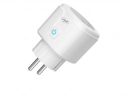Priza inteligenta PNI SmartHome WP800 WiFi control prin internet, App Tuya Smart, compatibila cu Amazon Alexa si Google Home, masoara consumul de energie