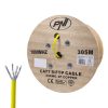 Cablu S/FTP CAT7 PNI SF07, 10Gbps, 1000MHz, pentru internet si sisteme de supraveghere, rola 305m - Image 2